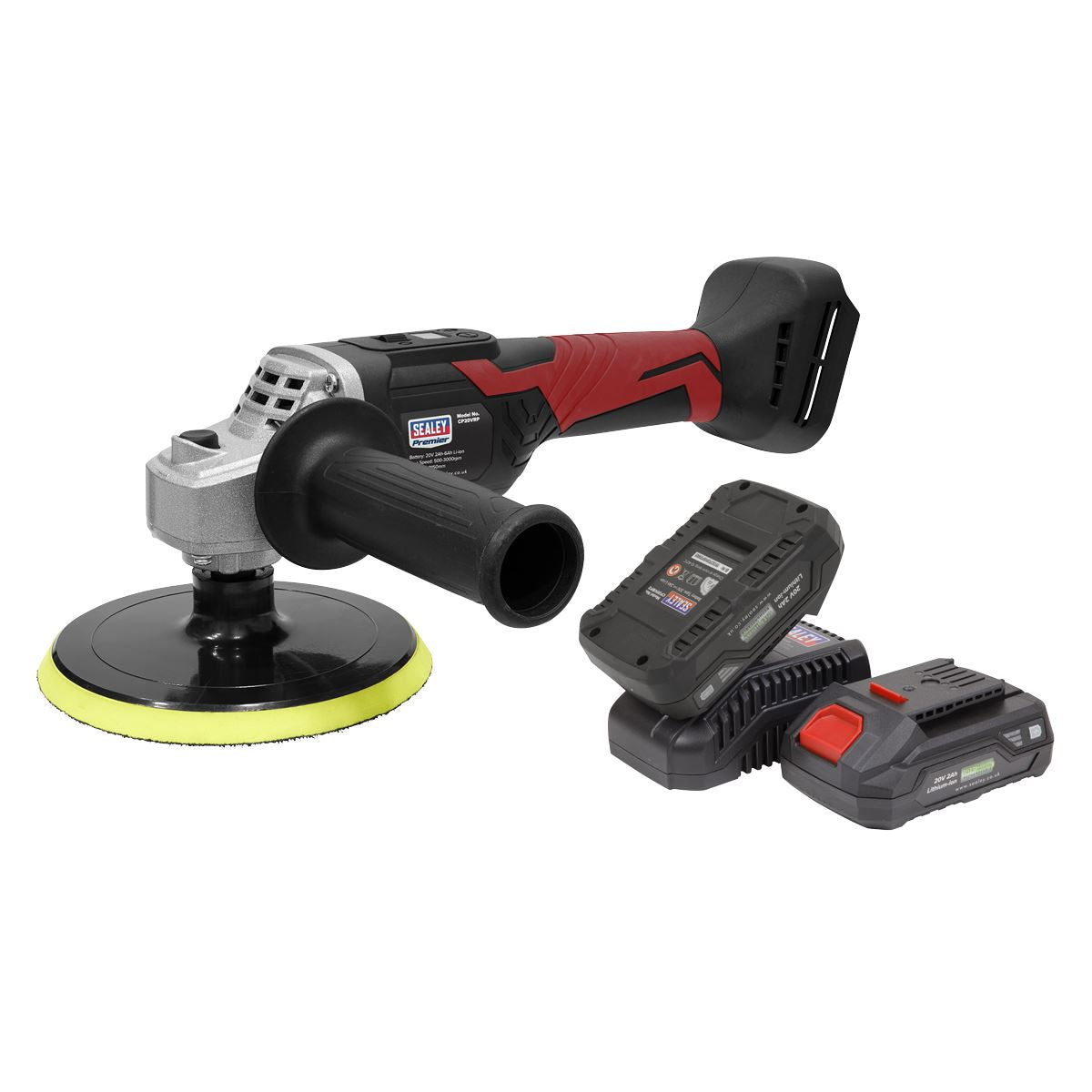 Sealey Cordless Rotary Polisher Kit 20V 4Ah SV20 Series �150mm CP20VRPKIT