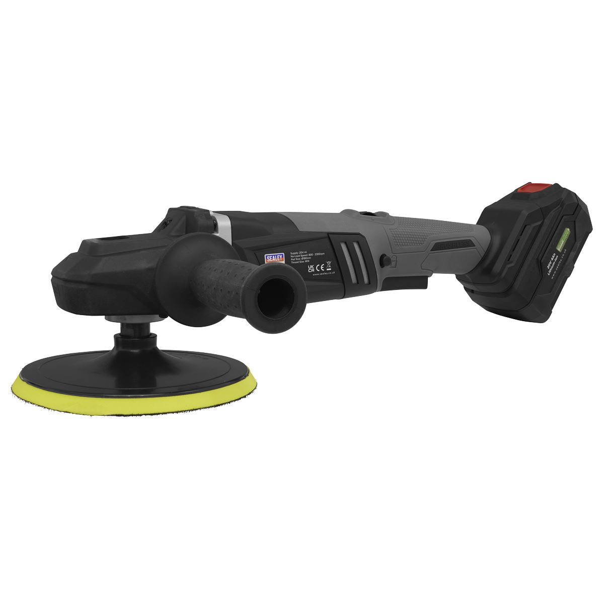 Sealey Brushless Rotary Polisher 20V SV20 Series �180mm - Body Only CP20VRPX