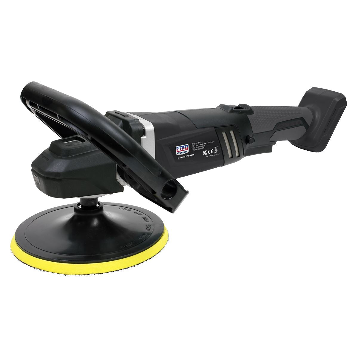 Sealey Brushless Rotary Polisher 20V SV20 Series �180mm - Body Only CP20VRPX