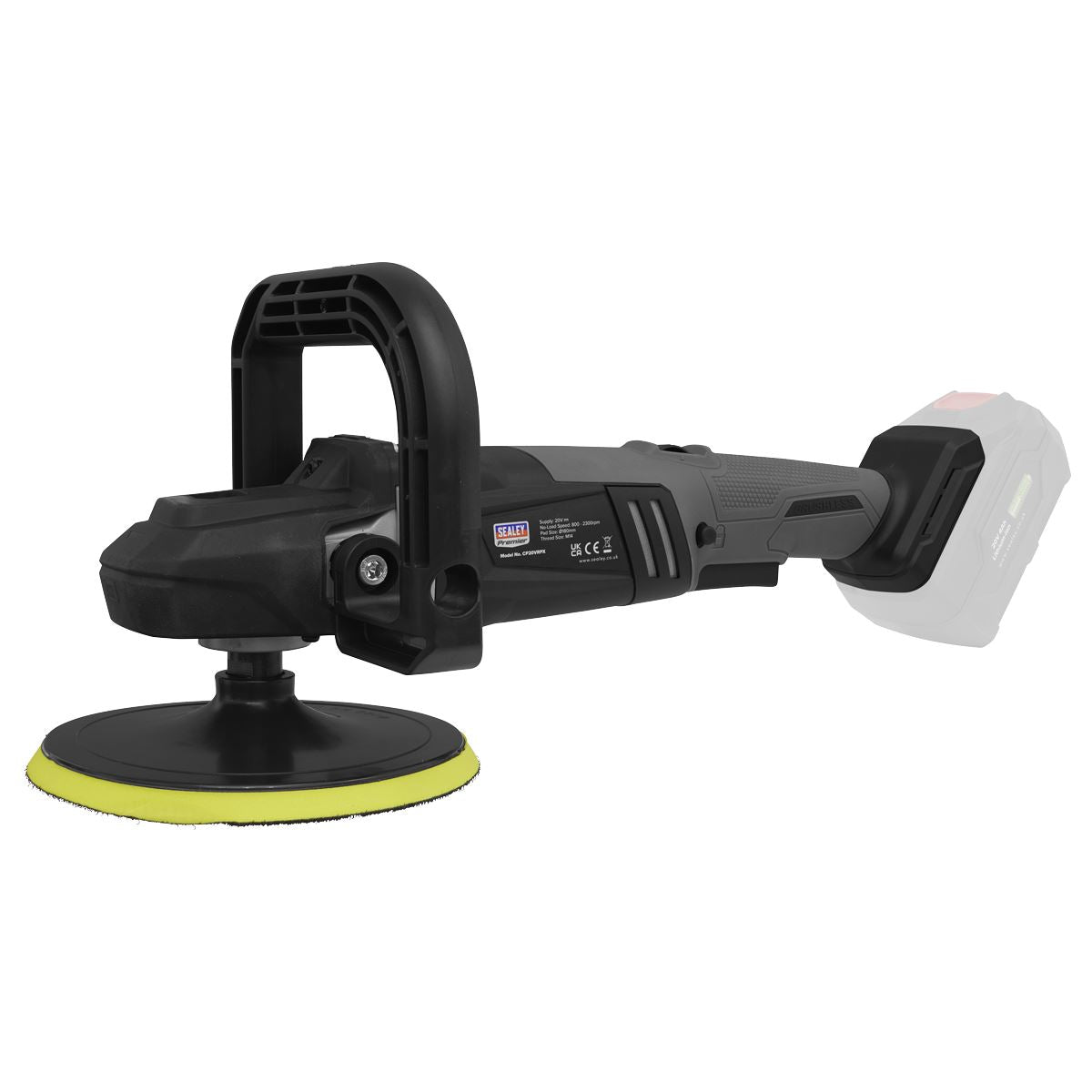 Sealey Brushless Rotary Polisher 20V SV20 Series �180mm - Body Only CP20VRPX