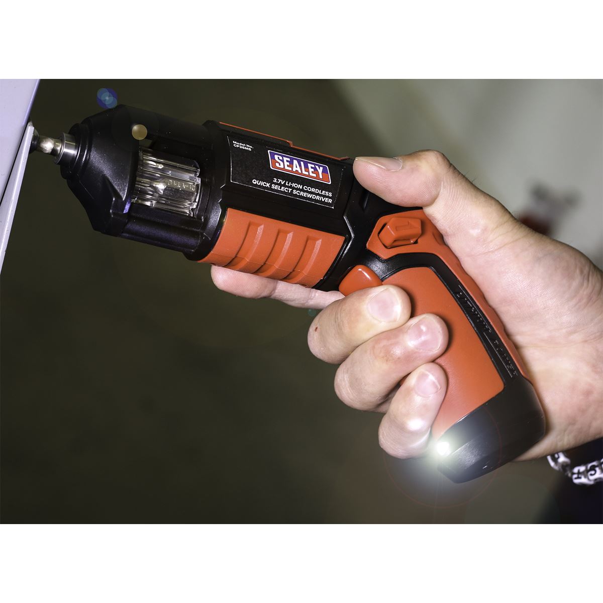 Sealey Cordless Screwdriver Quick Select 14pc 3.7V Lithium-ion CP36MS