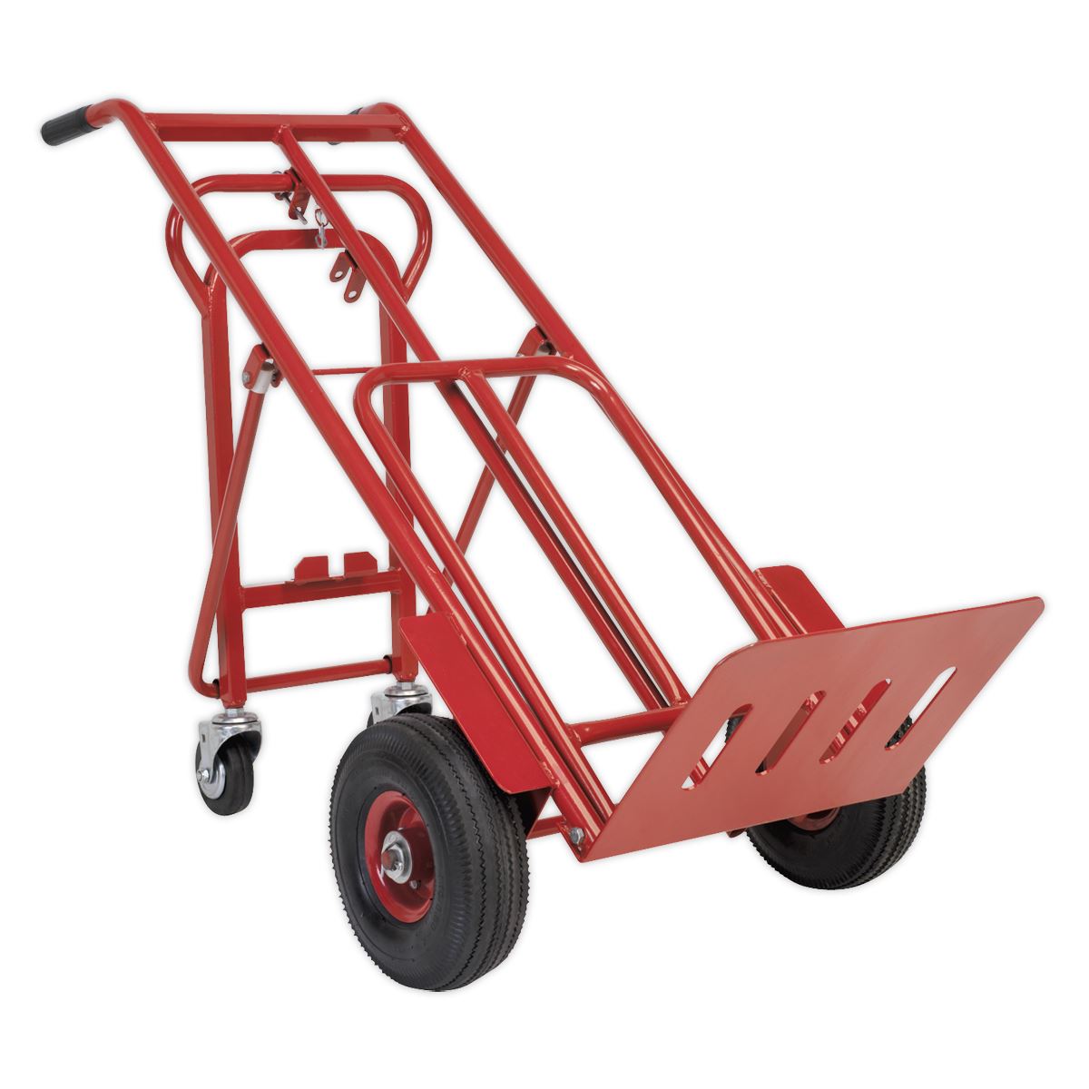 Sealey Sack Truck 3-in-1 with Pneumatic Tyres 250kg Capacity CST989