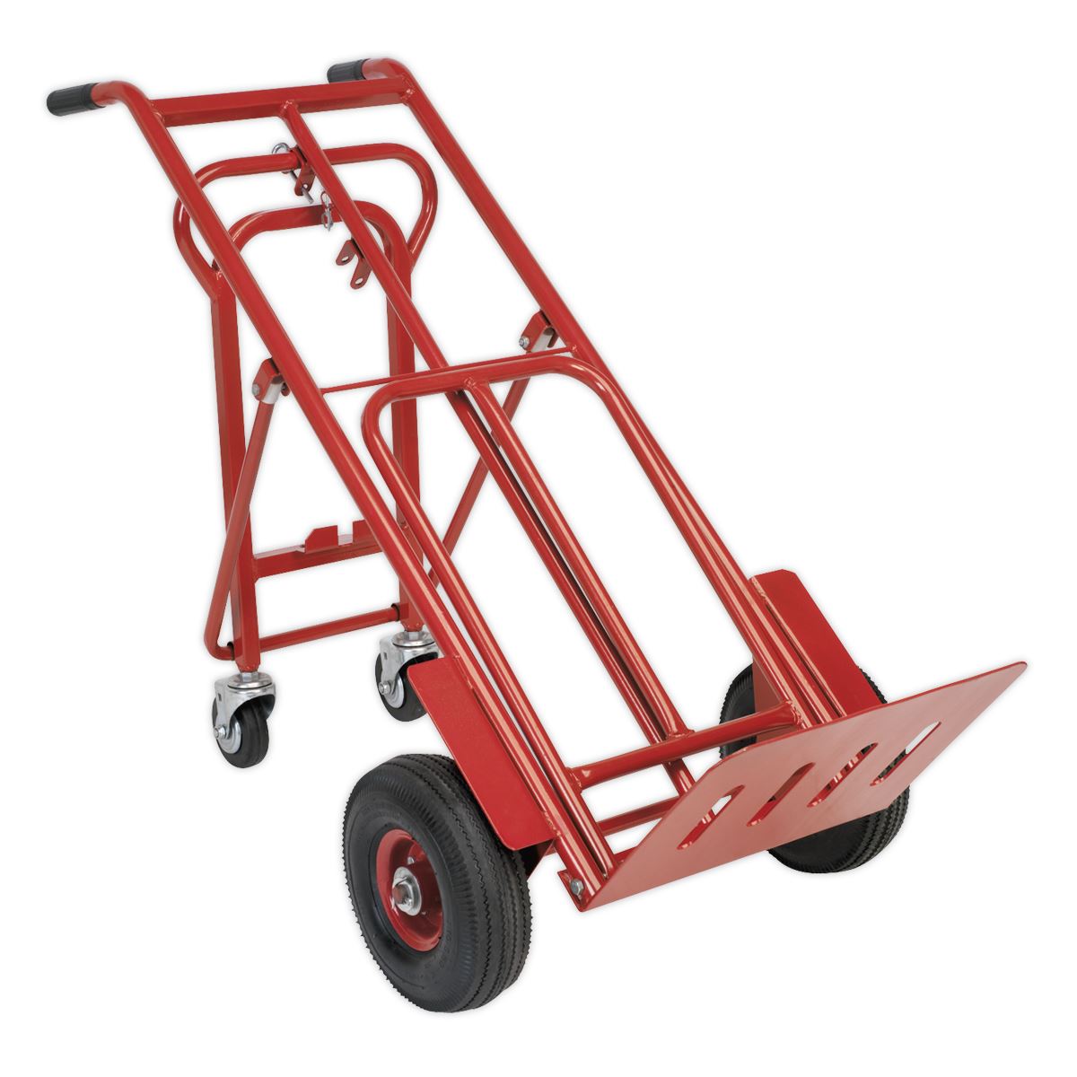 Sealey Sack Truck 3-in-1 with Pneumatic Tyres 250kg Capacity CST989
