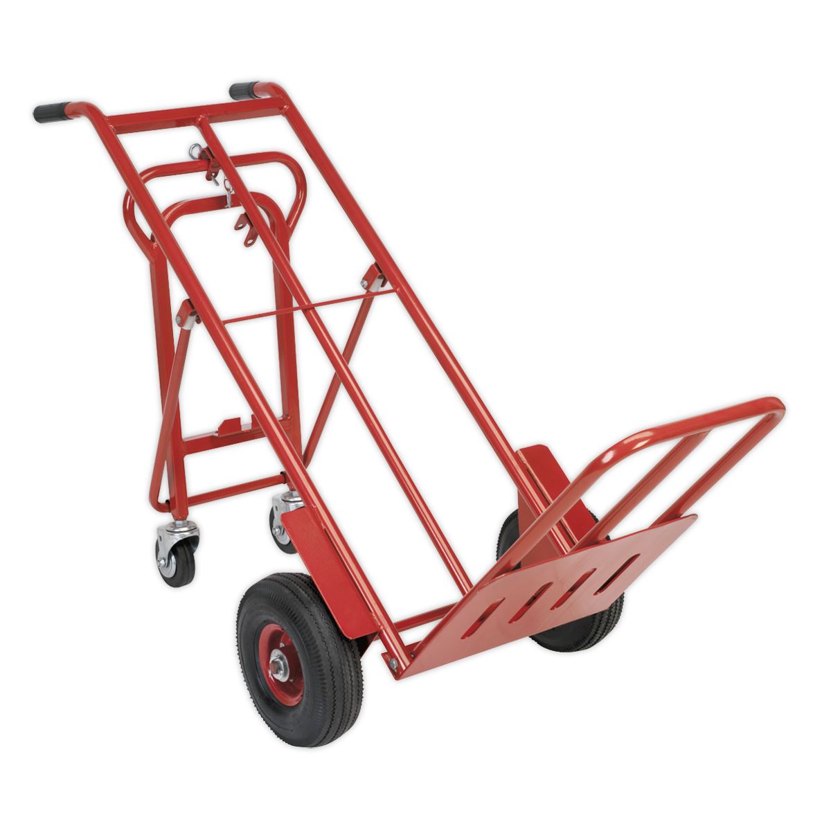 Sealey Sack Truck 3-in-1 with Pneumatic Tyres 250kg Capacity CST989