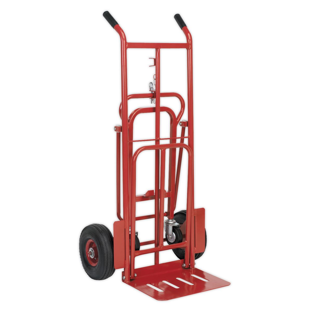 Sealey Sack Truck 3-in-1 with Pneumatic Tyres 250kg Capacity CST989