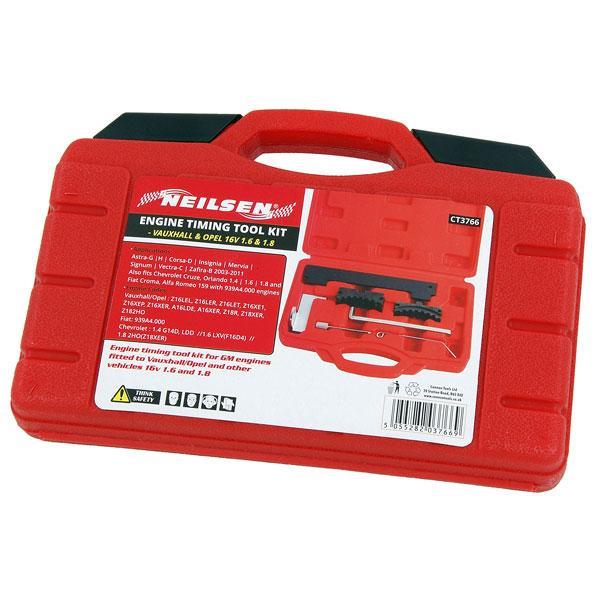 Engine Timing Tool Kit Vauxhall Opel GM 16V 1.6 and 1.8 also some Fiat CT3766