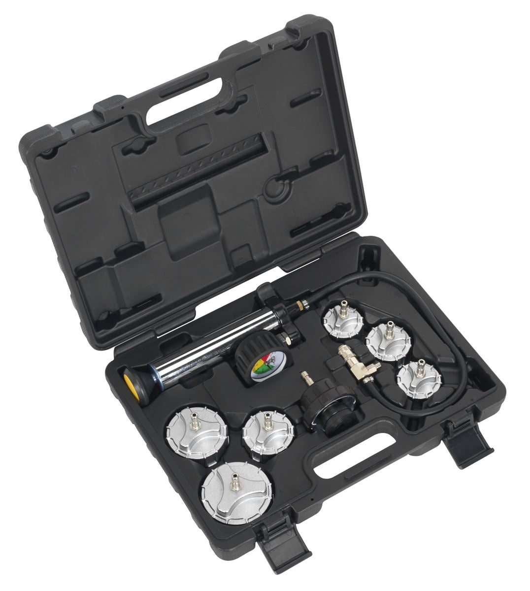 Sealey Cooling System Pressure Test Kit 7pc - Commercial CV0011