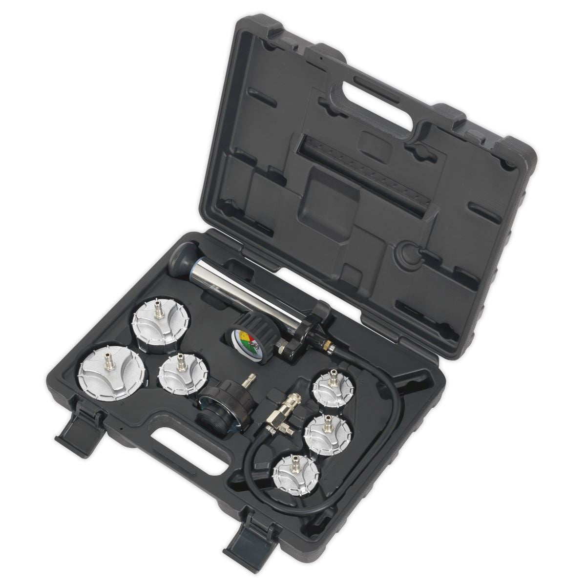 Sealey Cooling System Pressure Test Kit 7pc - Commercial CV0011