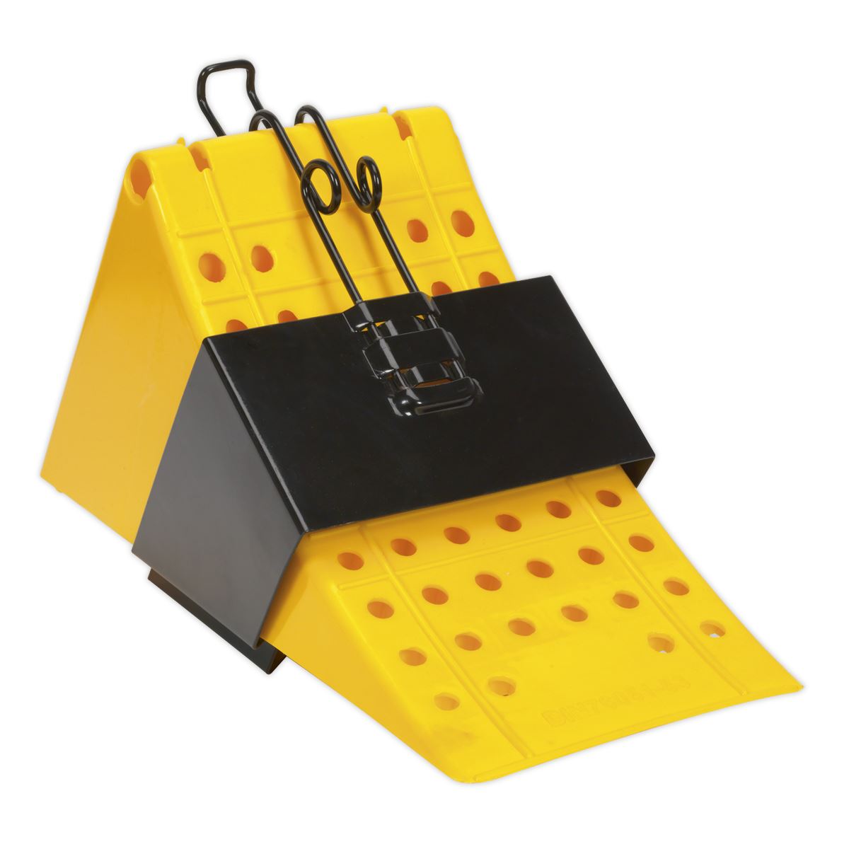Sealey Wheel Chock with Bracket - Commercial CV127