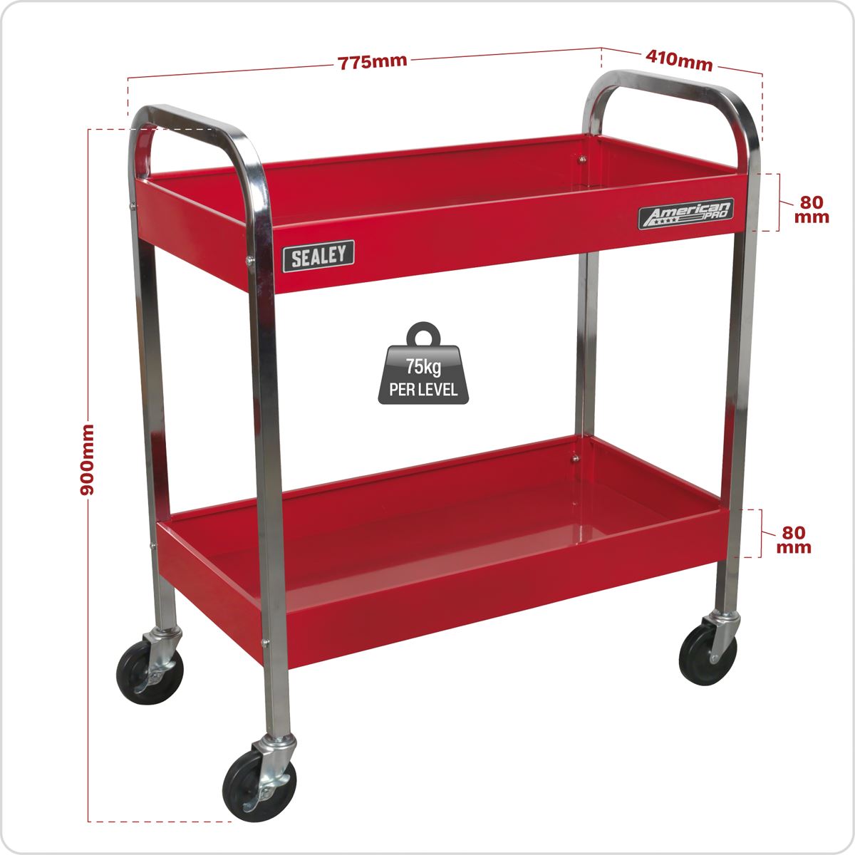 Sealey Trolley 2-Level Heavy-Duty CX102