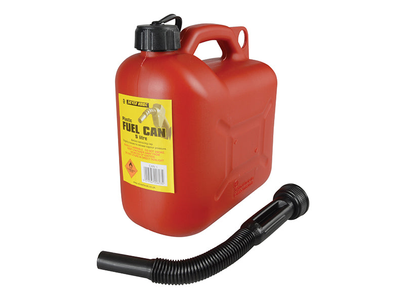 Silverhook Leaded Petrol Can & Spout Red 5 litre D/ICAN1