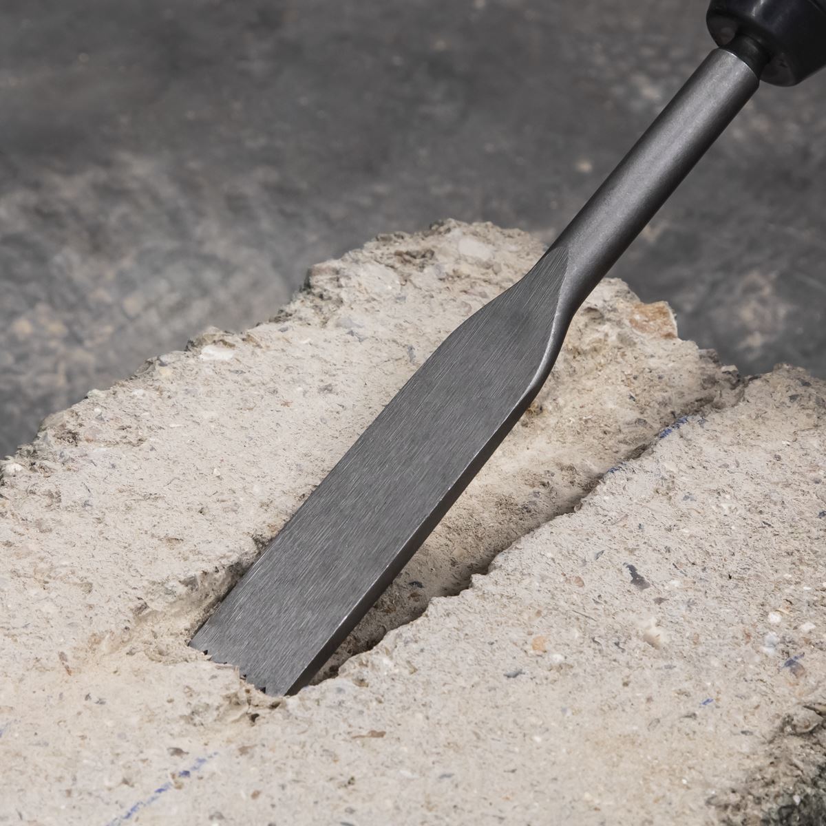 Sealey Toothed Mortar/Comb Chisel 30 x 250mm - SDS Plus D1CC