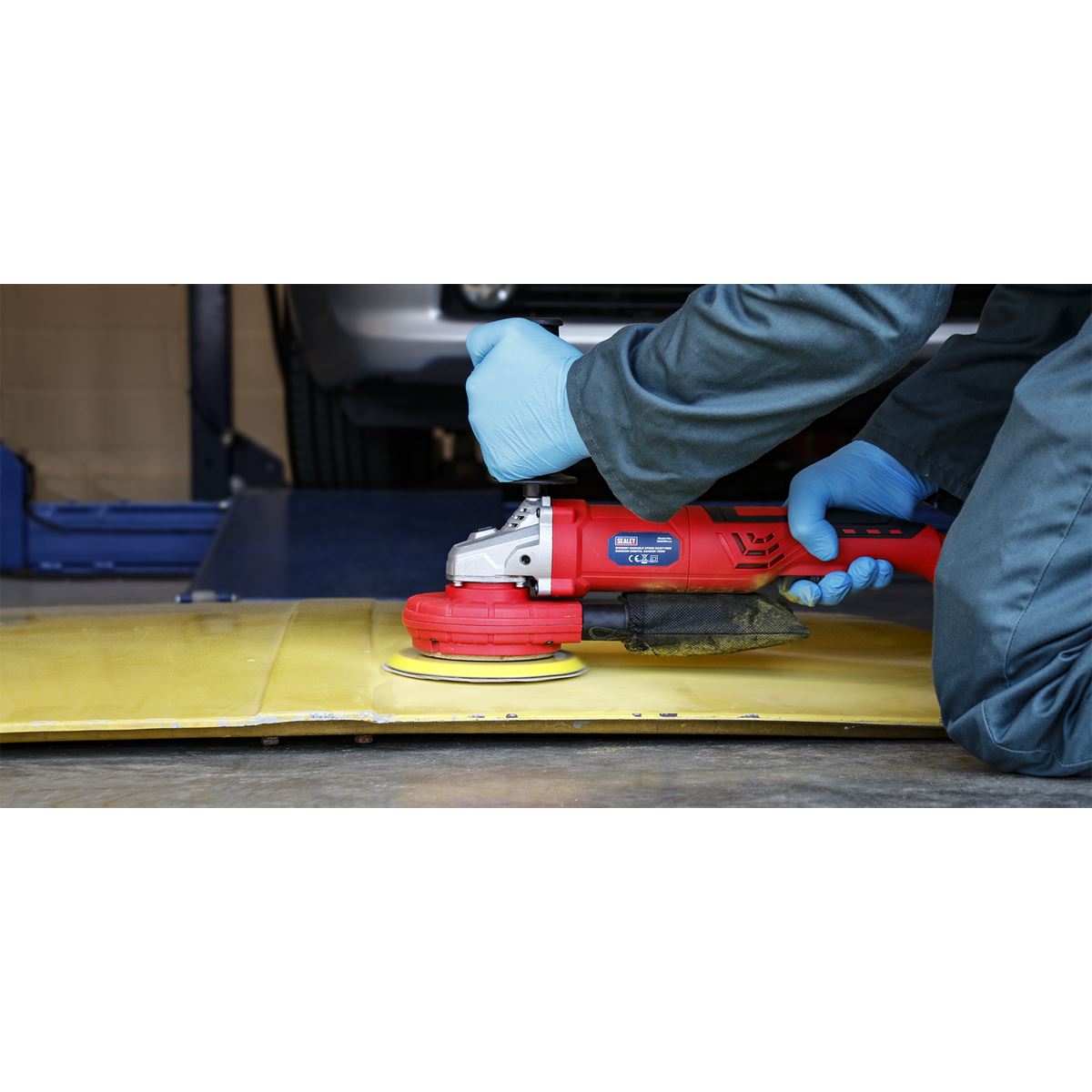 Sealey Random Orbital Sander Variable Speed Dust-Free �150mm 750W/230V DAS151