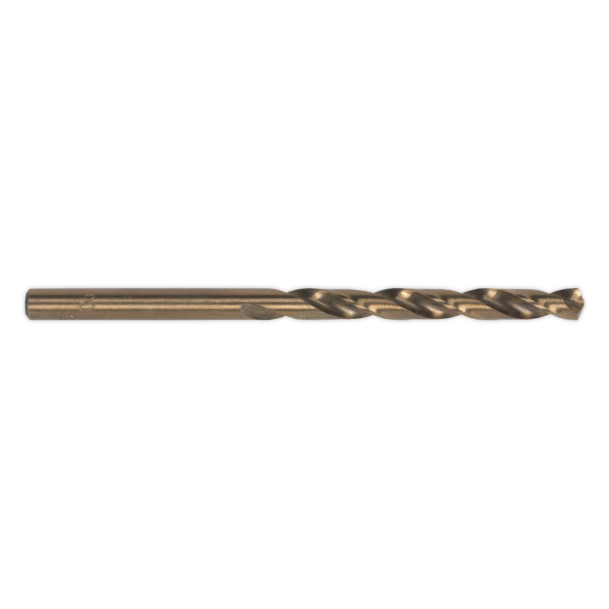 Sealey HSS Cobalt Fully Ground Drill Bit �8mm Pack of 10 DB080CB
