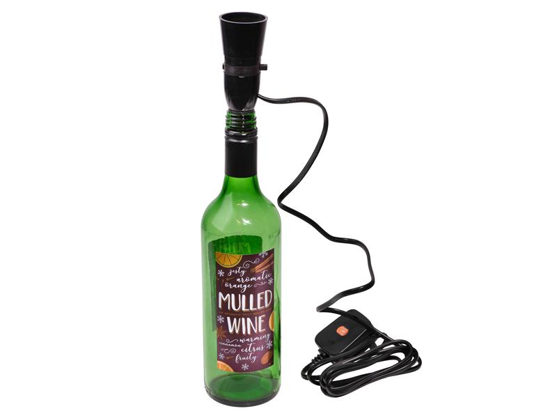 Dencon Bottle B22 Lamp Adaptor with Flex & Plug 60 to 100W Cable 2m DCN5051NB