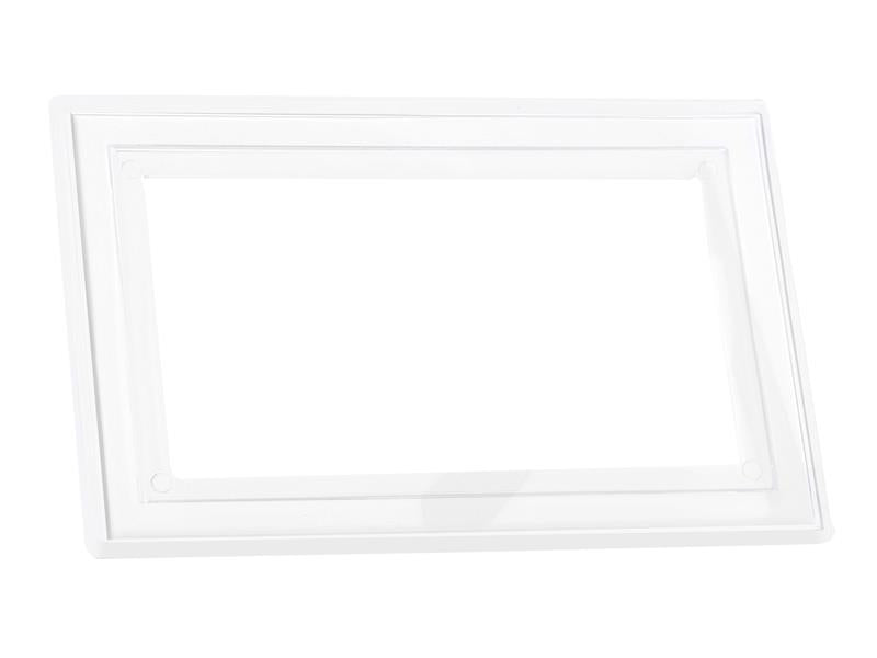 Dencon Clear Finger Plate 2 Gang Suitable For Flush Switches DCN88052NB