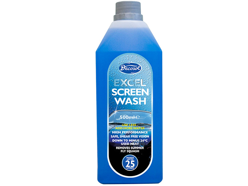 Decosol Excel Screenwash 500ml DECAD25