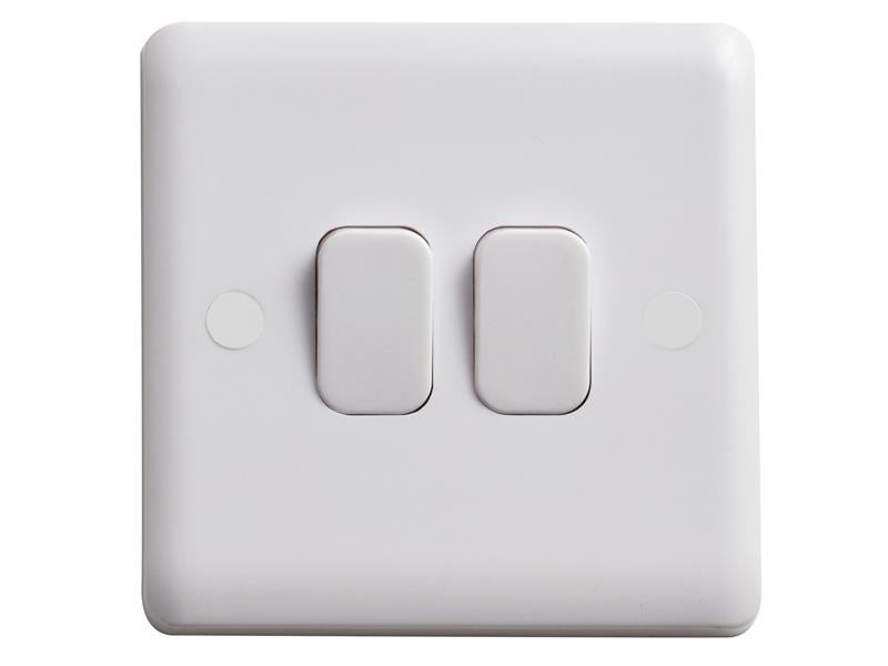 Deta Vimark Light Switch 2-Gang 2-Way DETVC1204