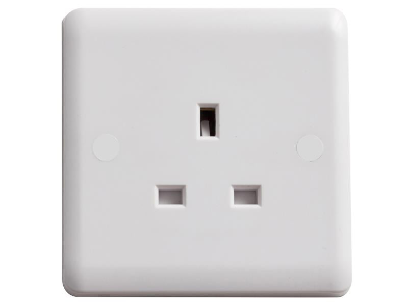 Deta Vimark Unswitched Socket 1-Gang 13A DETVC1206