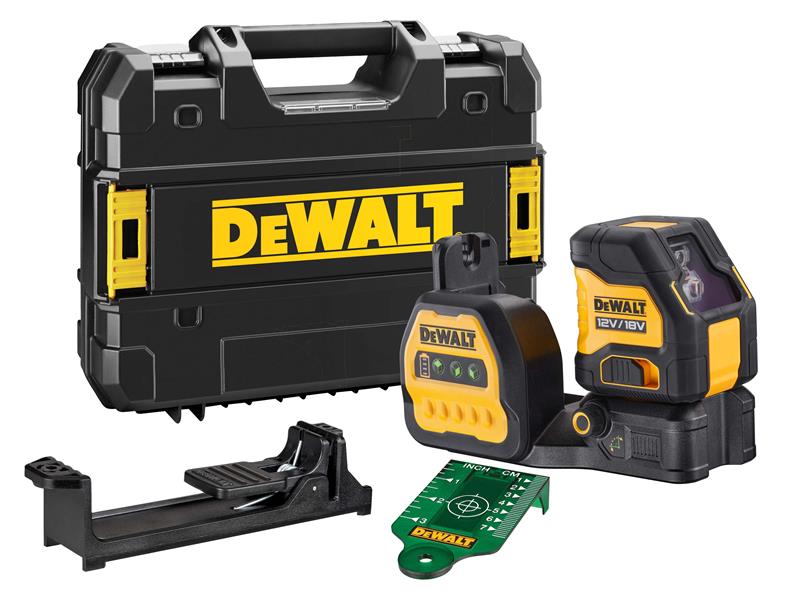 DEWALT DCE088NG18 Cross Line Green Beam Laser 12/18V Bare Unit DEW088NG18