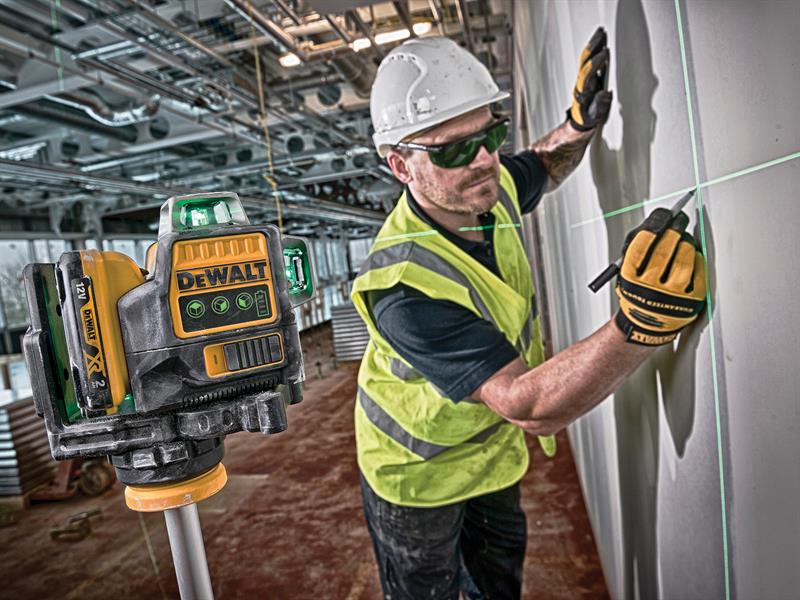 DEWALT DCE089D1G Self-Levelling Green Multi Line Laser 12V 1 x 2.0Ah Li-ion DEW089D1G