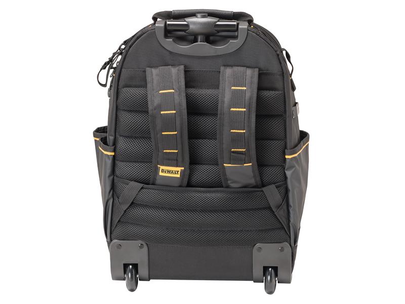 DEWALT Backpack On Wheels 46 Various Pockets Padded Shoulder Straps DWST60101