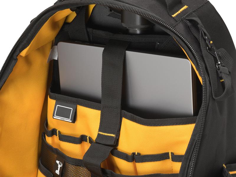 DEWALT Backpack On Wheels 46 Various Pockets Padded Shoulder Straps DWST60101