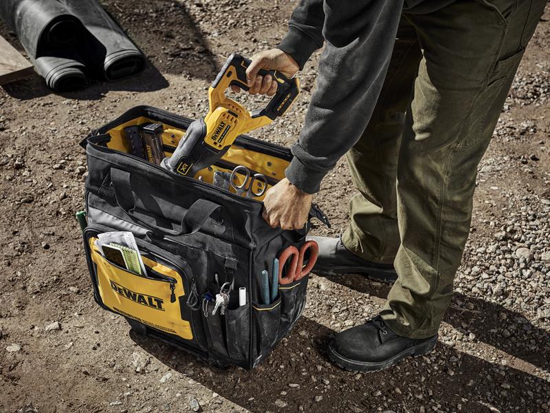 DEWALT Pro Rolling Tool Bag 27 Pockets And Compartments Heavy Duty DWST60107