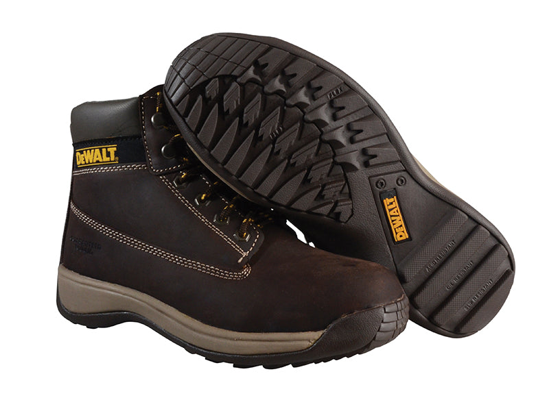 DEWALT Apprentice Hiker Nubuck Boots Brown UK 12 EUR 47 DEWAPPREN12B