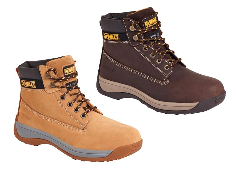 DEWALT Apprentice Hiker Nubuck Boots Brown UK 12 EUR 47 DEWAPPREN12B