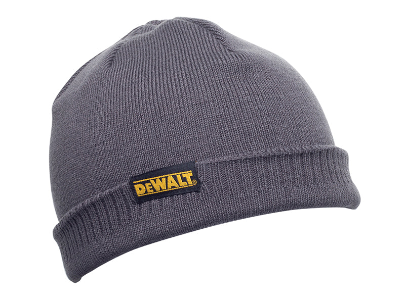 DEWALT Knitted Beanie Hat - Grey DEWBEANG