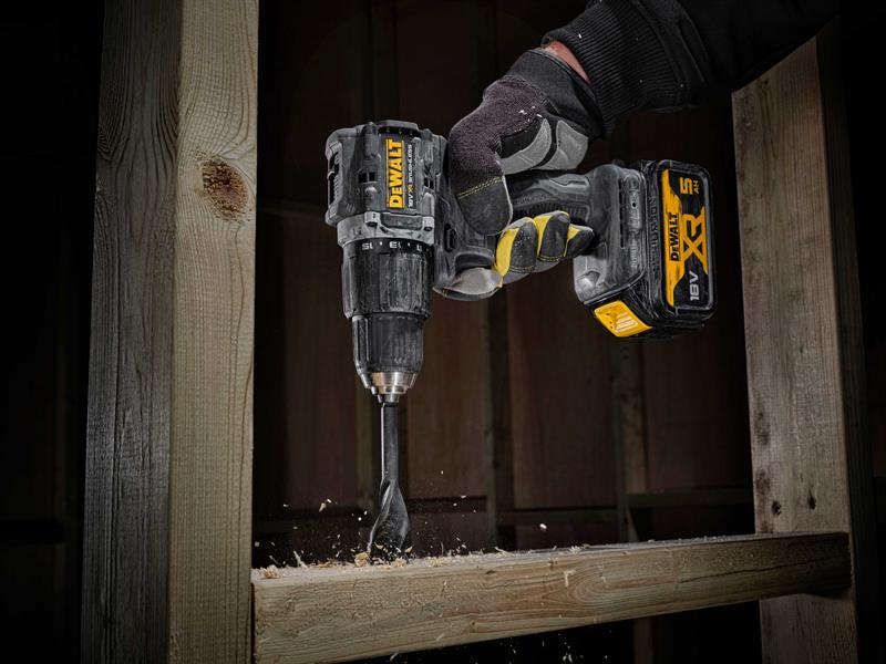 DEWALT Combi Drill 18V 2 x 5.0Ah Li-ion Keyless Chuck 100 Year DEWDCD100P2T