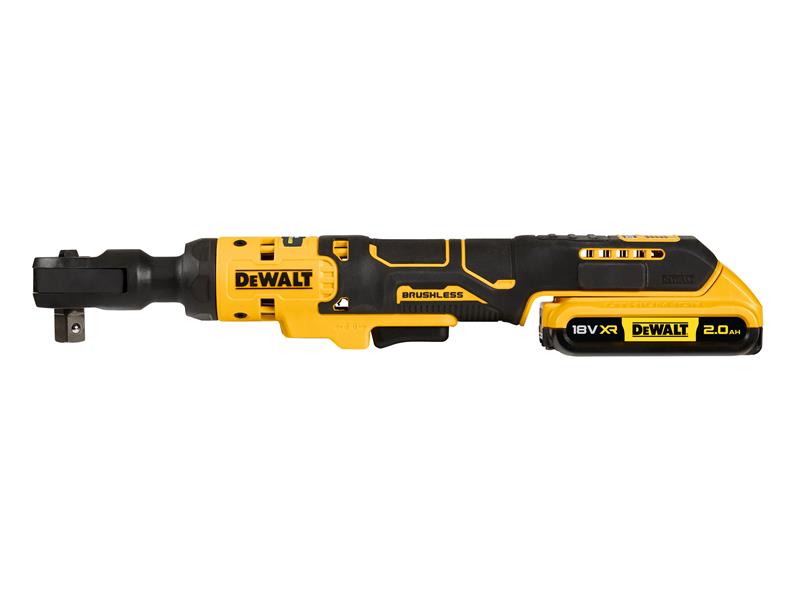 DEWALT DCF512D1 XR 1/2in Open Head Ratchet 18V 1 x 2.0Ah Li-ion DEWDCF512D1