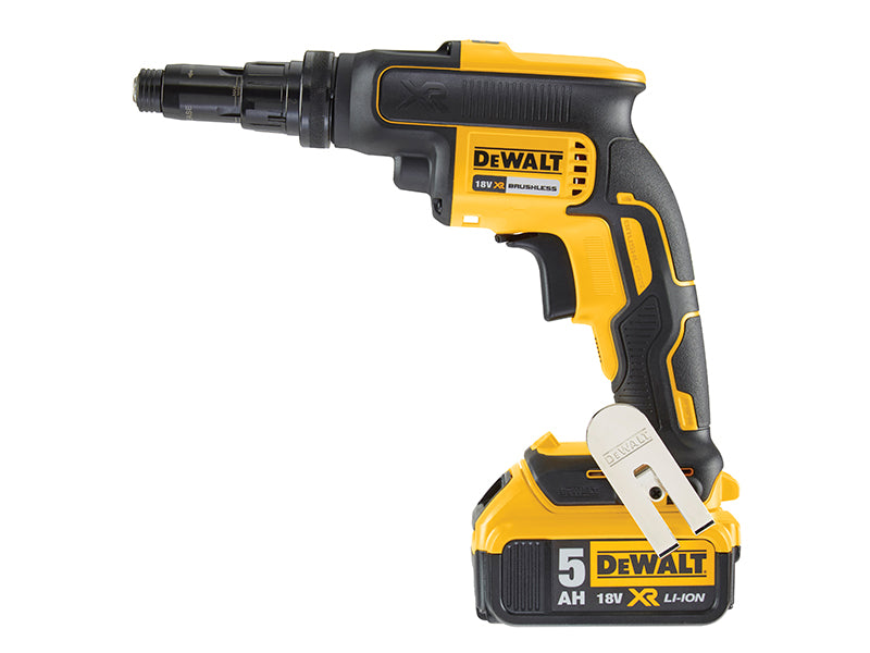 DEWALT DCF622P2 XR Brushless Self-Drilling Screwdriver 18V 2 x 5.0Ah Li-ion DEWDCF622P2
