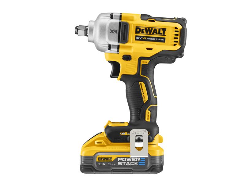 DEWALT DCF891H2T XR BL 1/2in HR Anvil Impact Wrench 18V 2 x 5.0Ah POWERSTACK™ Li-ion DEWDCF891H2T