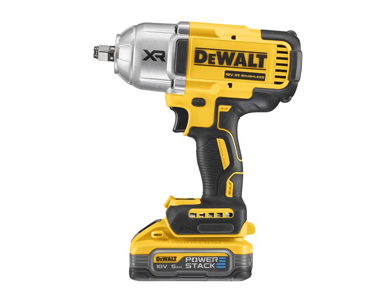 DEWALT DCF900H2T POWERSTACK™ Impact Wrench 18V 2 x 5.0Ah Li-ion DEWDCF900H2T