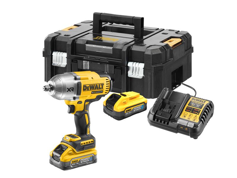 DEWALT DCF900H2T POWERSTACK™ Impact Wrench 18V 2 x 5.0Ah Li-ion DEWDCF900H2T