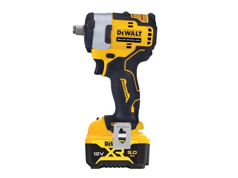 DEWALT DCF901P1 XR Brushless 1/2in Impact Wrench 12V 1 x 5.0Ah Li-ion DEWDCF901P1