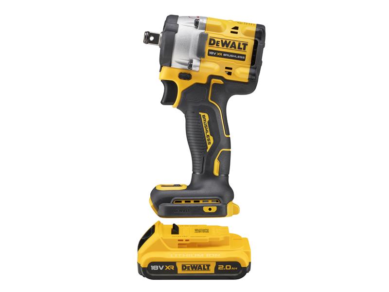 DEWALT DCF921D2T XR BL 1/2in Impact Wrench 18V 2 x 2.0Ah Li-ion DEWDCF921D2T