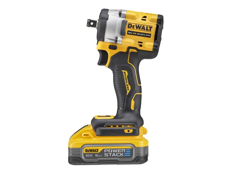 DEWALT DCF921H2T XR BL 1/2in Impact Wrench 18V 2 x 5.0Ah POWERSTACK™ Li-ion DEWDCF921H2T