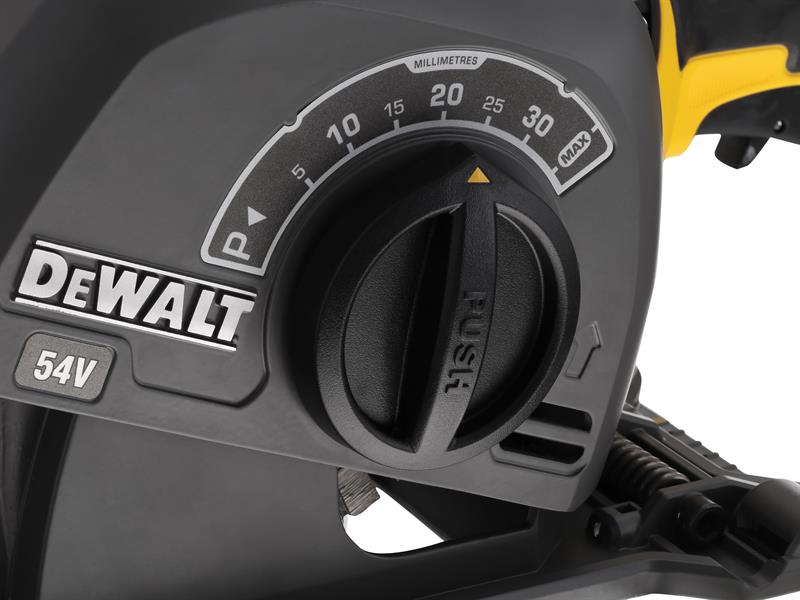 DEWALT DCG200T2 XR FlexVolt Wall Chaser 125mm 54V 2 x 6.0Ah Li-ion DEWDCG200T2