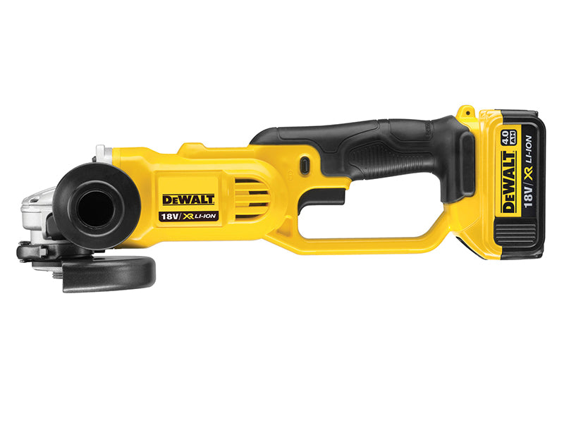 DEWALT DCG412M2 Premium XR Angle Grinder 125mm 18V 2 x 4.0Ah Li-ion DEWDCG412M2