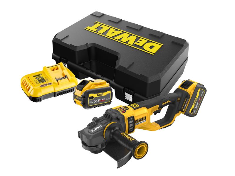 DEWALT FlexVolt Angle Grinder 54V 2 x 3.0Ah Li-ion DEWDCG460X2