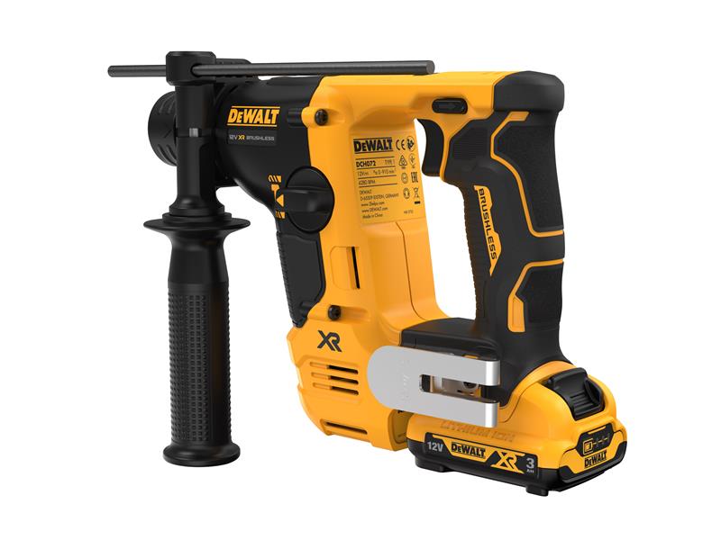 DEWALT DCH072L2 XR BL SDS Plus Hammer Drill 12V 2 x 3.0Ah Li-ion DEWDCH072L2
