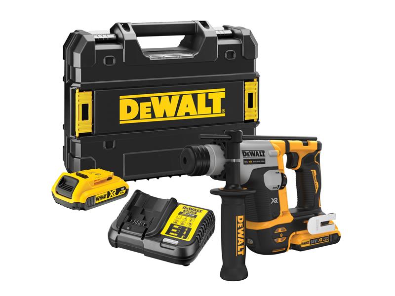 DEWALT DCH172D2 Ultra-Compact XR SDS Plus Rotary Hammer 18V 2 x 2.0Ah Li-ion DEWDCH172D2