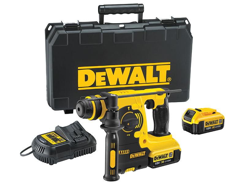 DEWALT DCH253M2 SDS Plus Rotary Hammer 18V 2 x 4.0Ah Li-ion DEWDCH253M2
