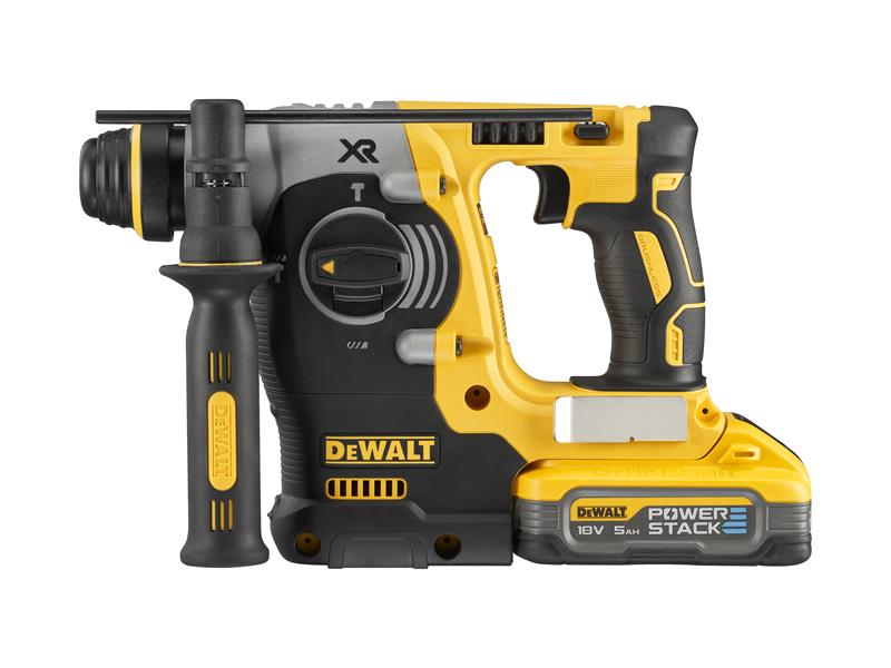 DEWALT DCH273H2T XR Brushless SDS Plus 3 Mode Hammer 18V 2 x POWERSTACK™ 5.0Ah Li-ion DEWDCH273H2T