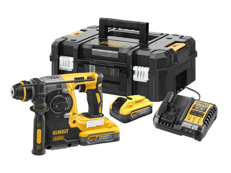 DEWALT DCH273H2T XR Brushless SDS Plus 3 Mode Hammer 18V 2 x POWERSTACK™ 5.0Ah Li-ion DEWDCH273H2T