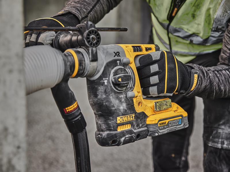 DEWALT DCH273H2T XR Brushless SDS Plus 3 Mode Hammer 18V 2 x POWERSTACK™ 5.0Ah Li-ion DEWDCH273H2T