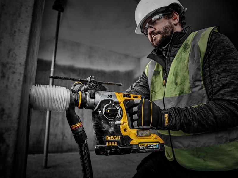 DEWALT DCH273H2T XR Brushless SDS Plus 3 Mode Hammer 18V 2 x POWERSTACK™ 5.0Ah Li-ion DEWDCH273H2T
